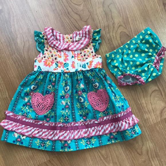 Matilda Jane Other - Matilda Jane sweetheart Dress and Leggings